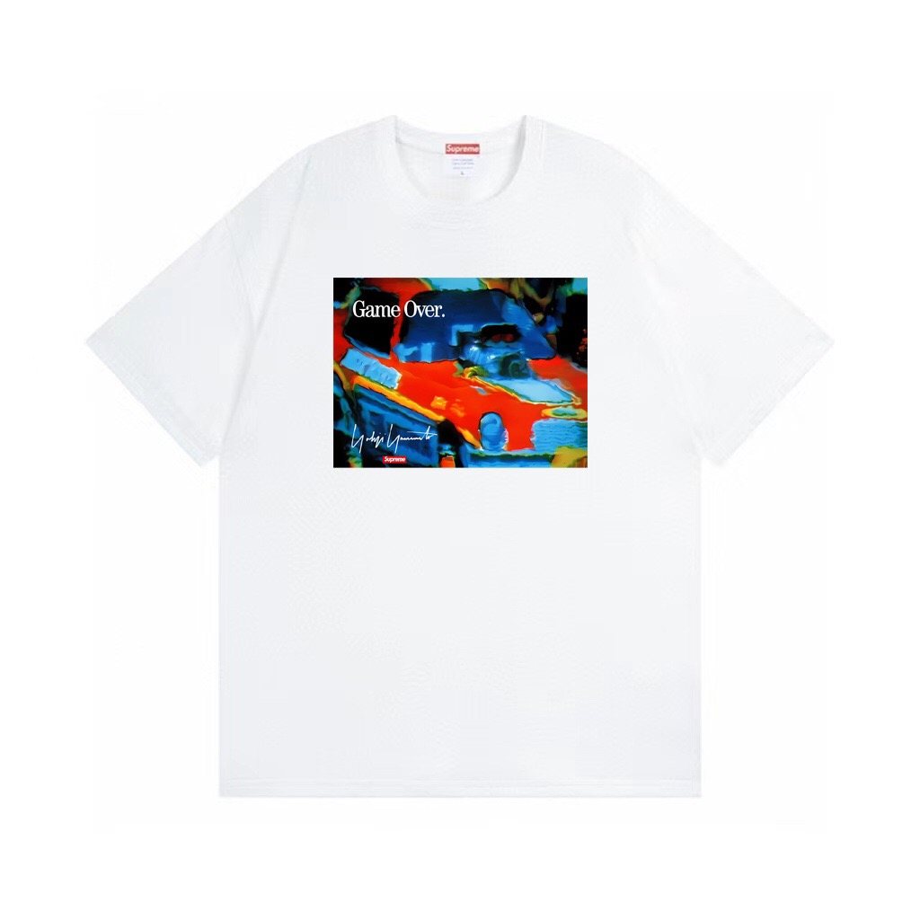 Supreme Game Over Car Graphic T-Shirt — front