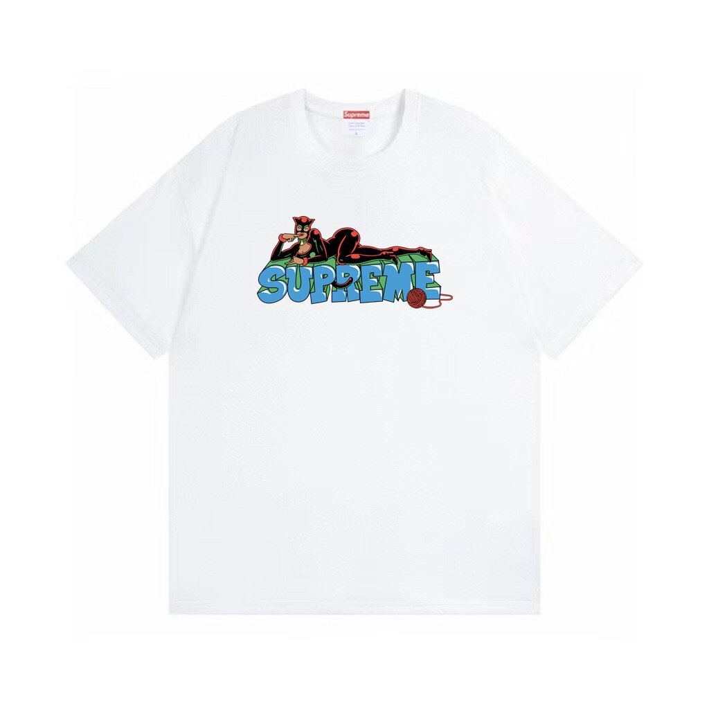Supreme Catwoman Graphic T-Shirt — front