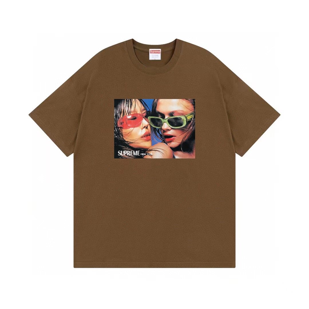 Supreme Eyewear Portrait Graphic T-Shirt — front