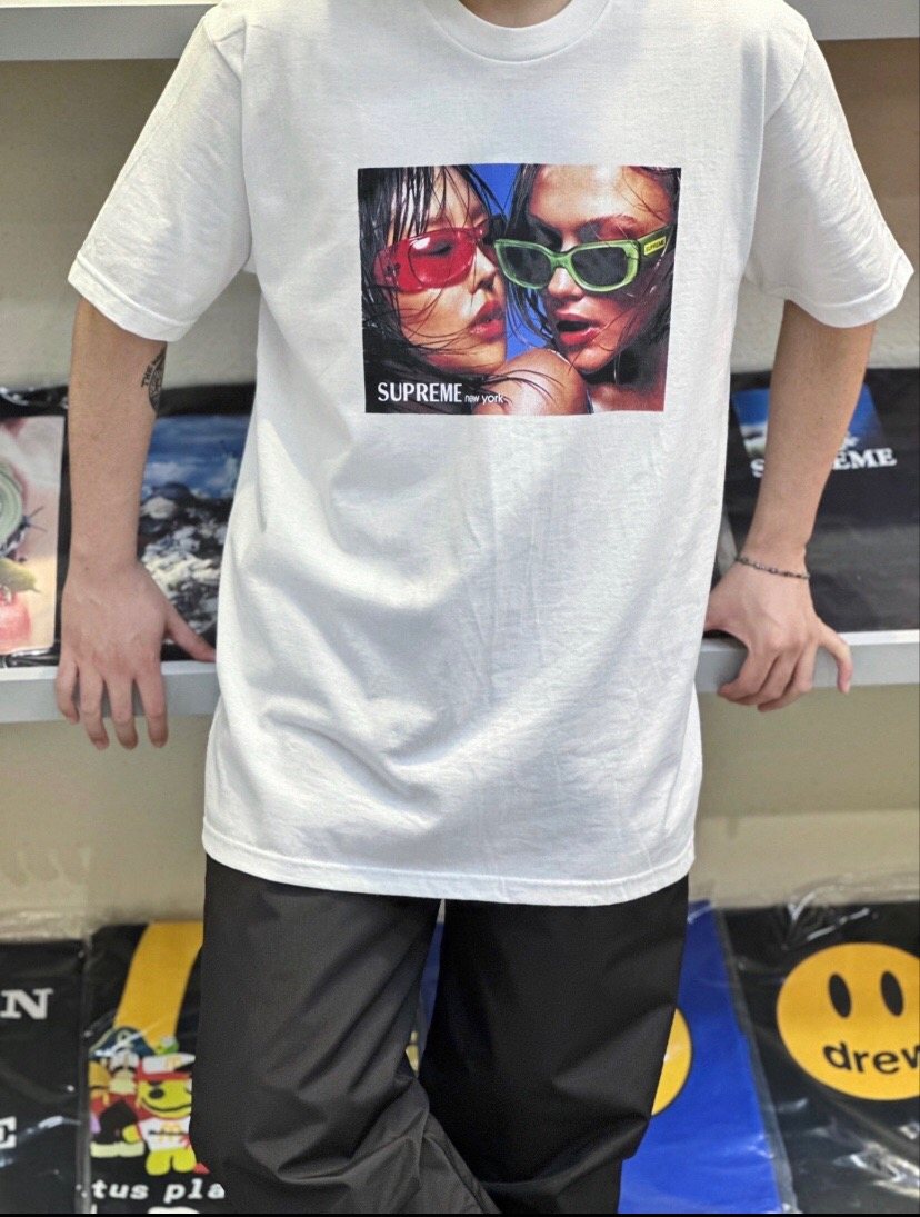 Supreme Eyewear Portrait Graphic T-Shirt — context