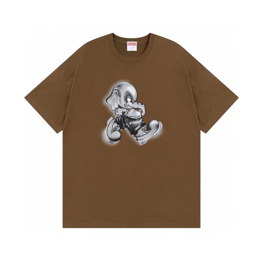 Supreme Elephant Graphic T-Shirt — front