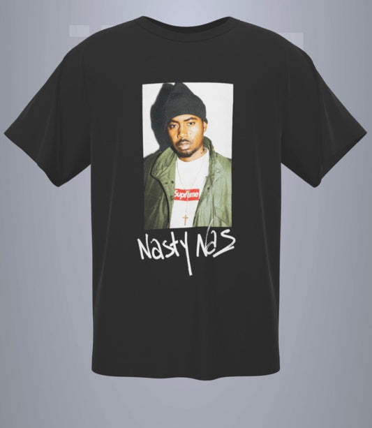Supreme Nas Portrait Graphic T-Shirt — hero