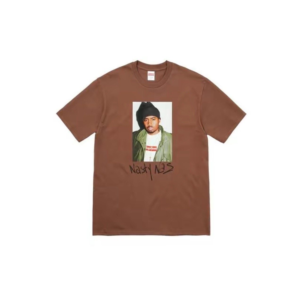Supreme Nas Portrait Graphic T-Shirt — front