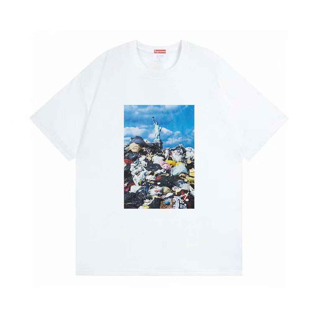 Supreme Trash Scenery Graphic T-Shirt — front