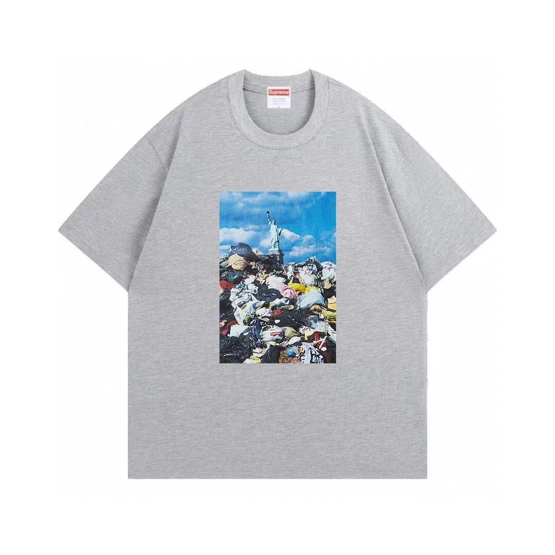 Supreme Trash Scenery Graphic T-Shirt — front