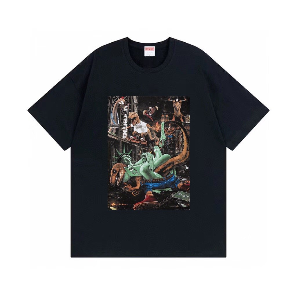 Supreme T-Rex Statue Graphic Short-Sleeve T-Shirt — front