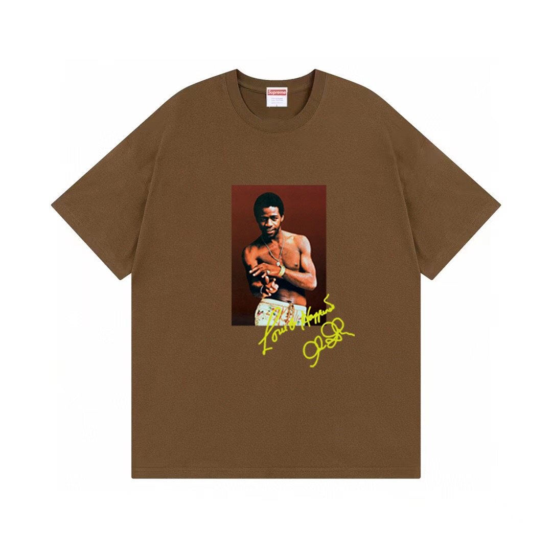 Supreme Al Green Portrait Graphic Short-Sleeve T-Shirt — front