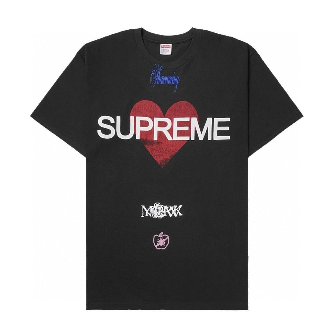 Supreme Heart Graphic Short-Sleeve T-Shirt — front