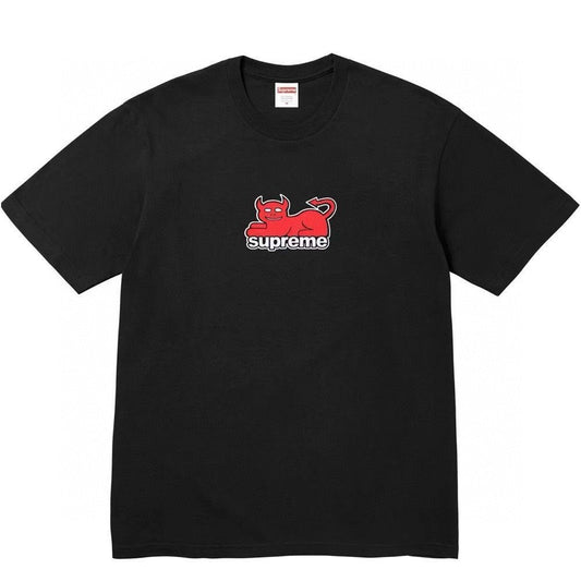 Supreme Devil Cat Graphic Short-Sleeve T-Shirt — hero