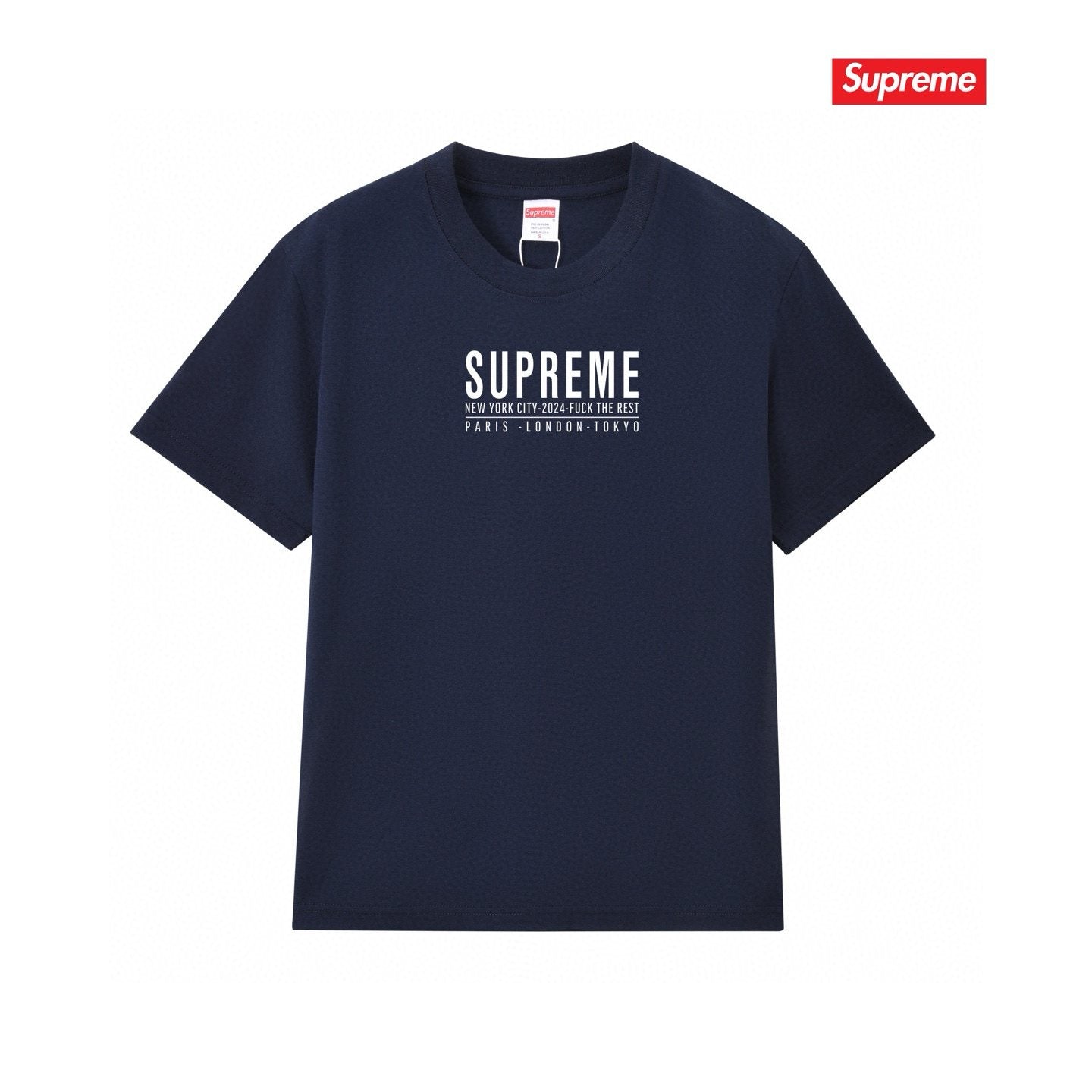 Supreme Chest Logo Graphic T-Shirt — front