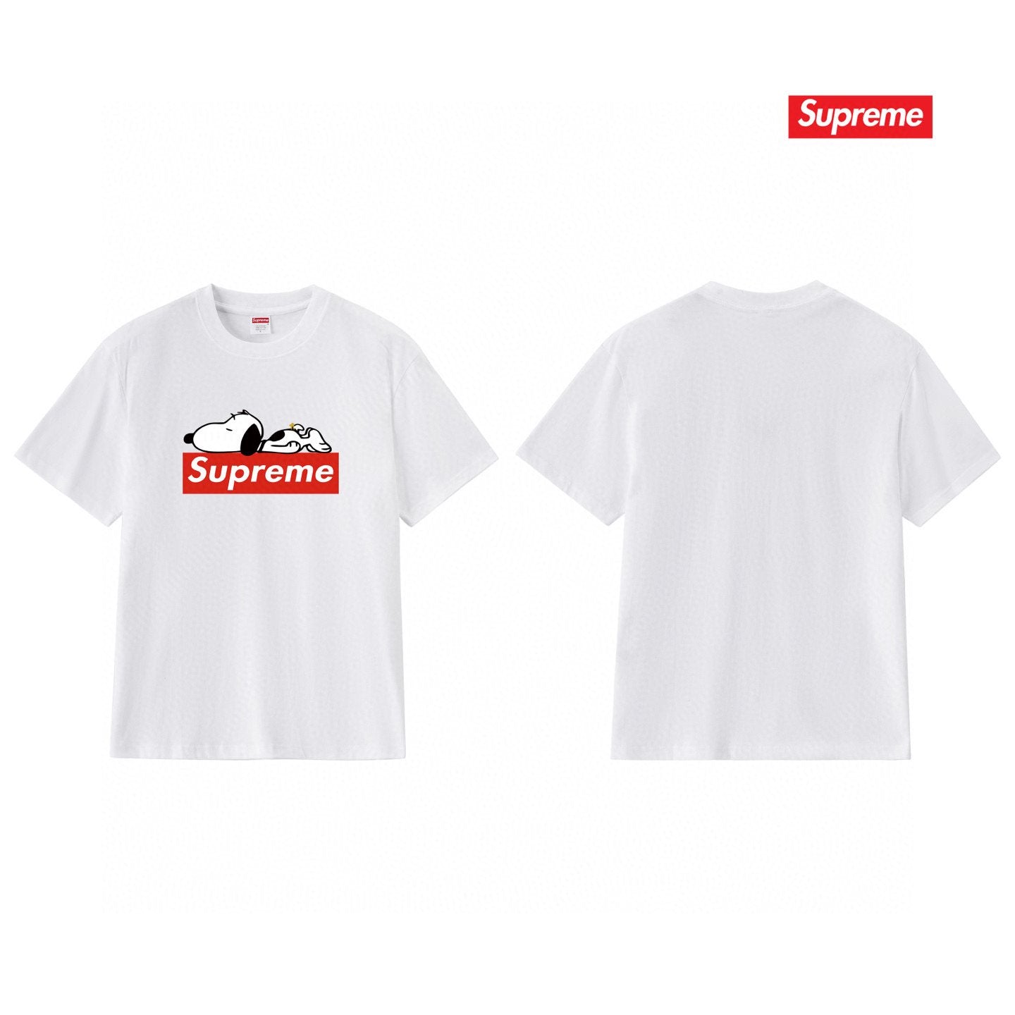 Supreme Snoopy Graphic Short-Sleeve T-Shirt — back