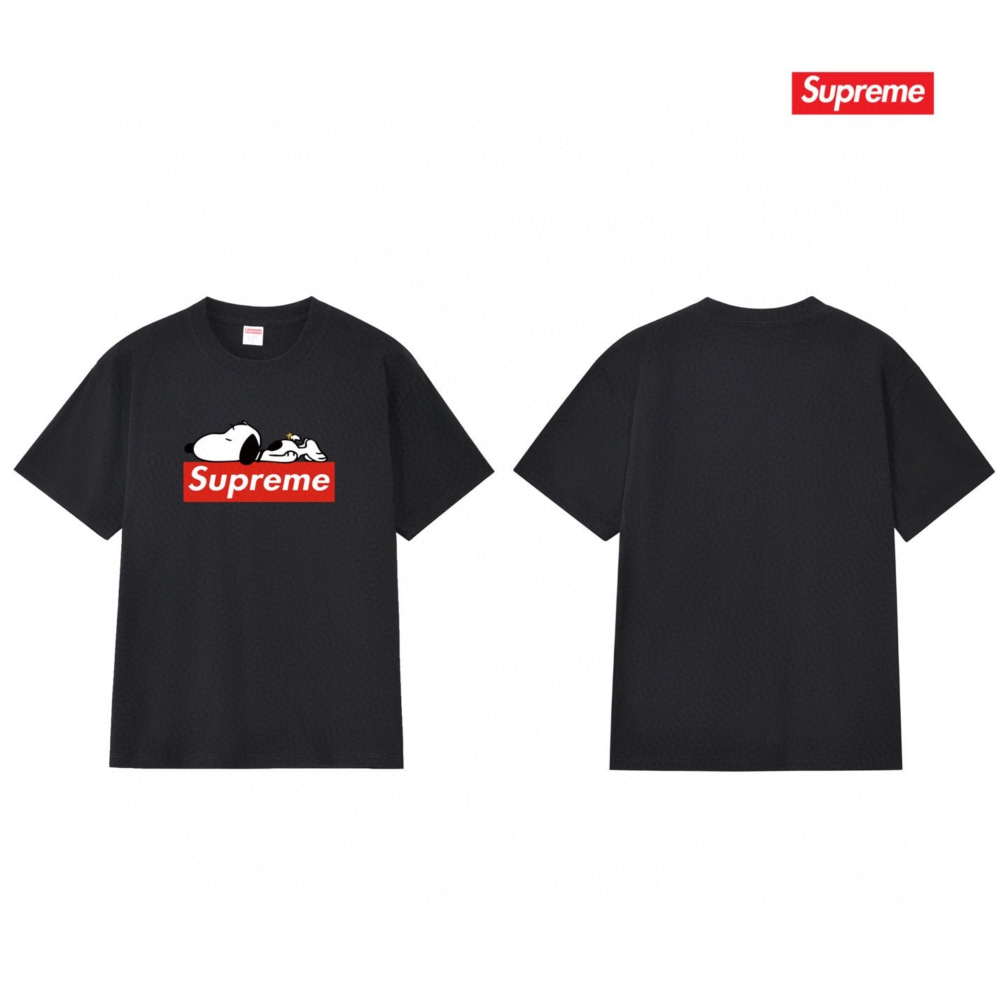 Supreme Snoopy Graphic Short-Sleeve T-Shirt — back