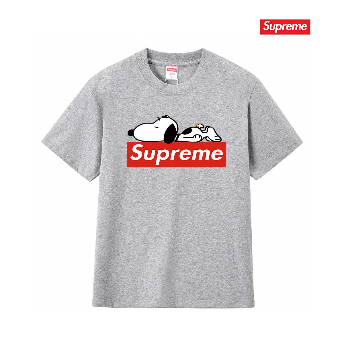 Supreme Snoopy Graphic Short-Sleeve T-Shirt — front