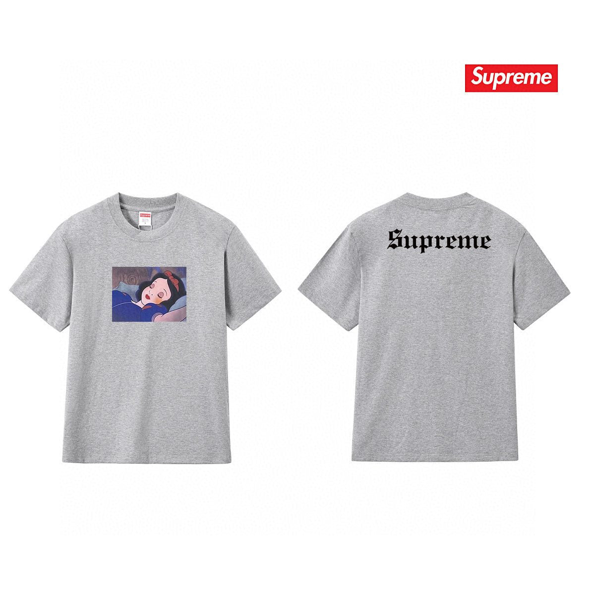 Supreme Snow White Graphic Short-Sleeve T-Shirt — comparison