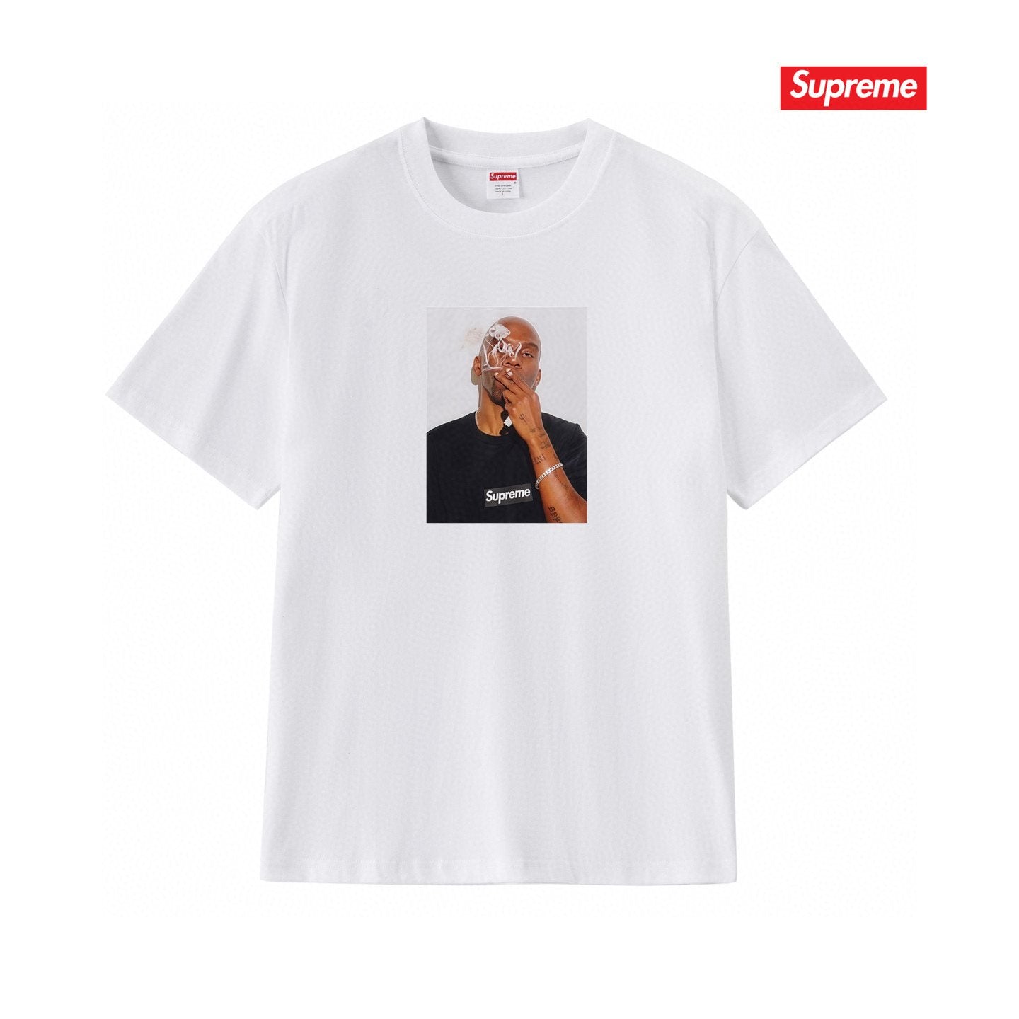 Supreme Dean Blunt Portrait Graphic T-Shirt — front