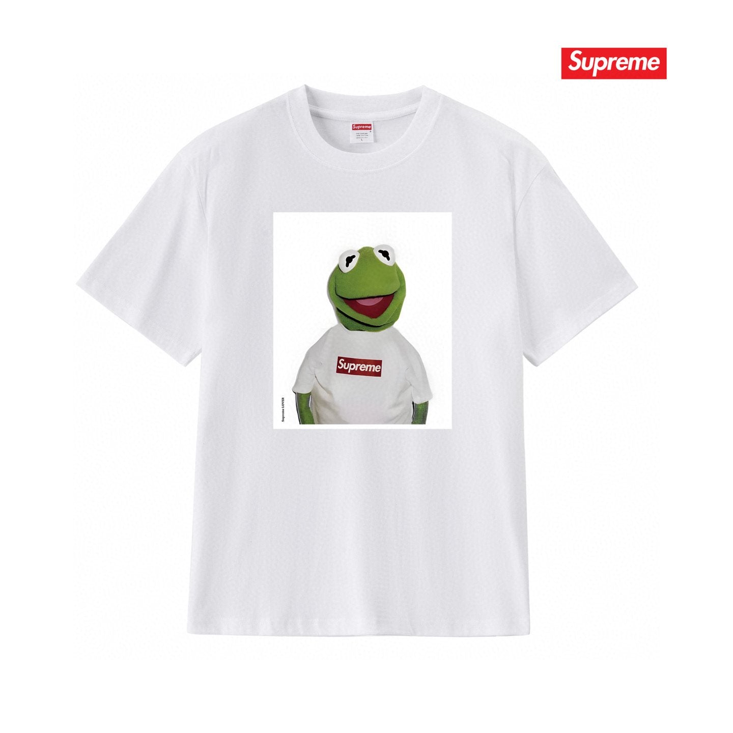 Supreme Kermit Photo Graphic T-Shirt — front