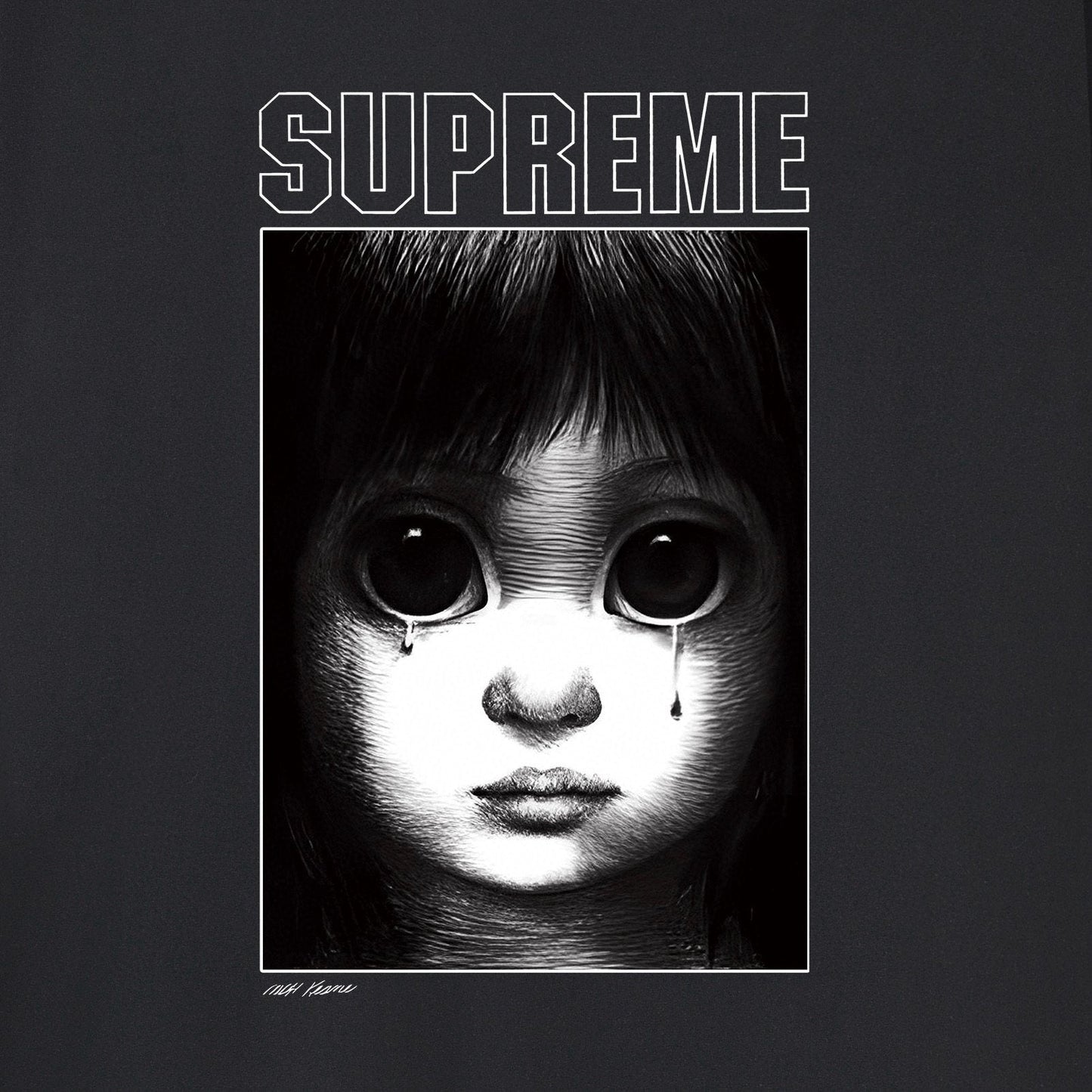 Supreme Portrait Graphic Short-Sleeve T-Shirt — detail