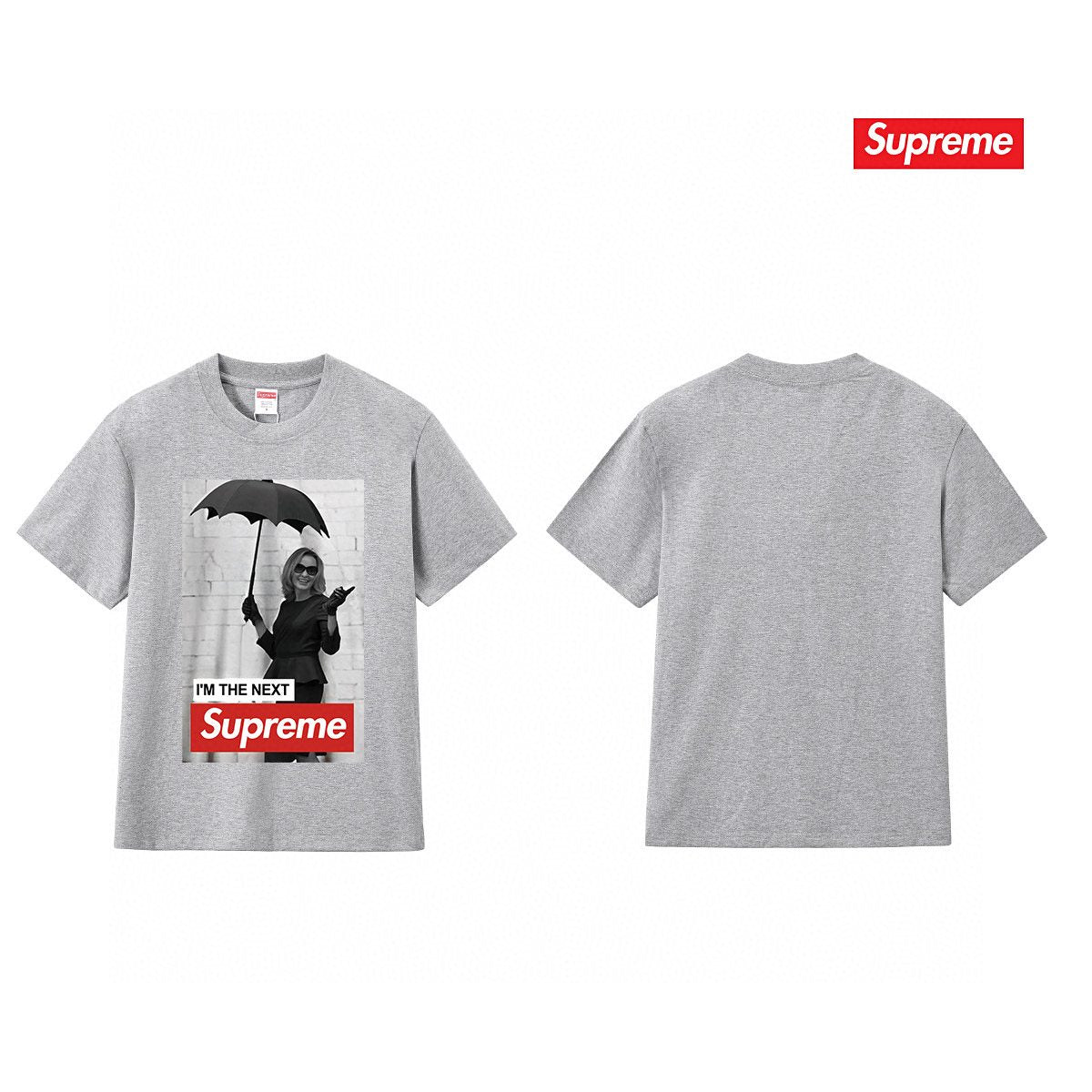 Supreme Umbrella Photo Graphic T-Shirt — comparison
