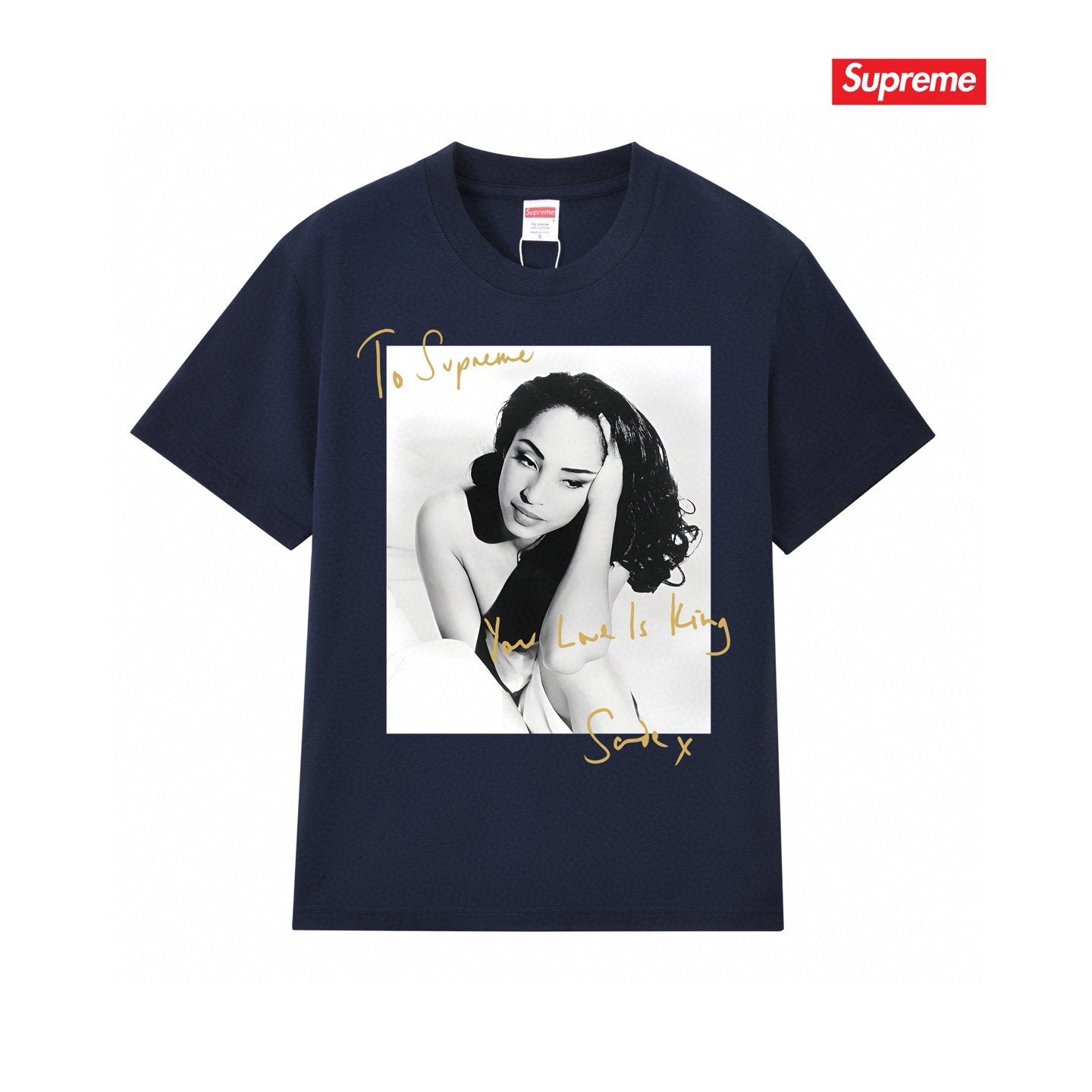 Supreme Sade Portrait Graphic T-Shirt — front