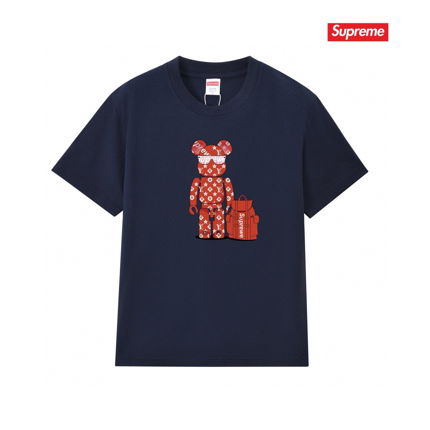 Supreme Bear-and-Bag Graphic Short-Sleeve T-Shirt — front
