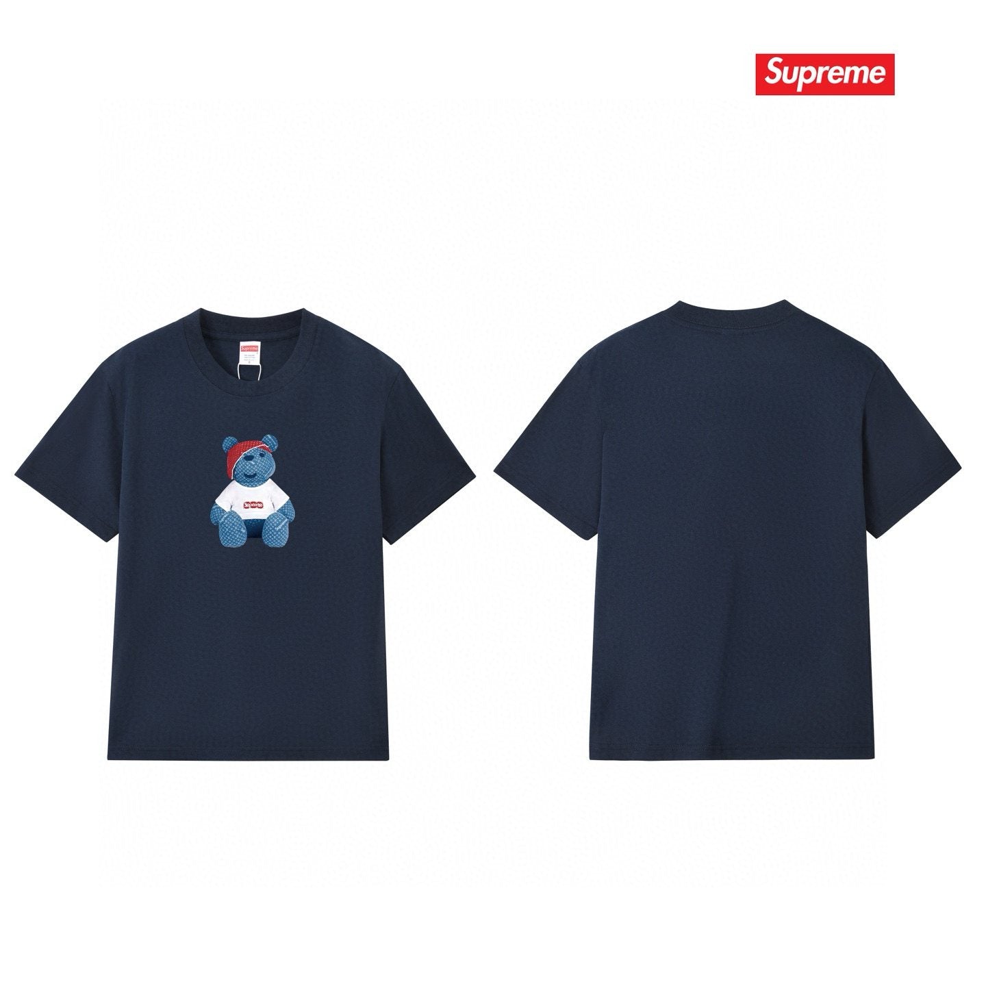Supreme Teddy Bear Graphic Short-Sleeve T-Shirt — comparison