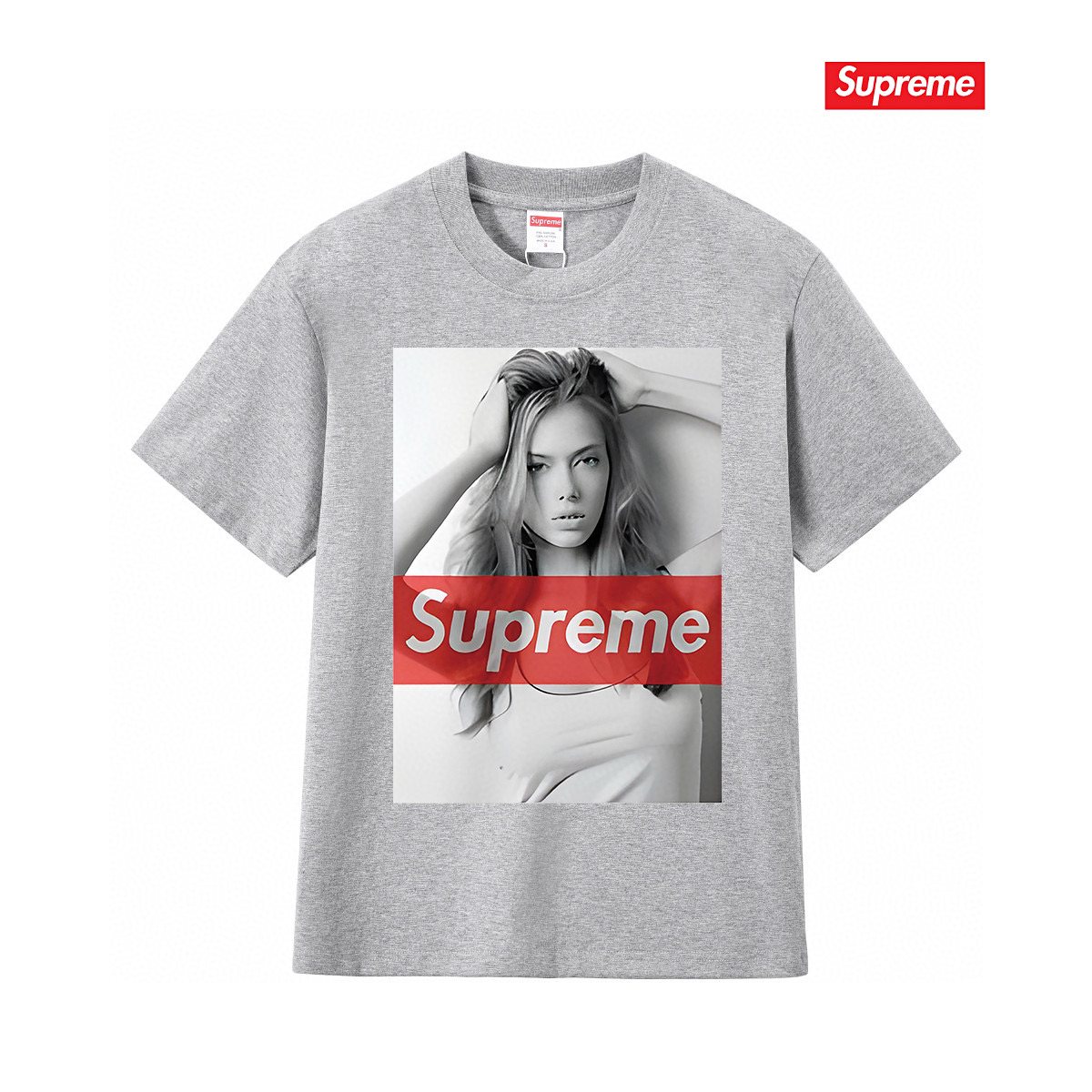 Supreme Photo Graphic Short-Sleeve T-Shirt — front