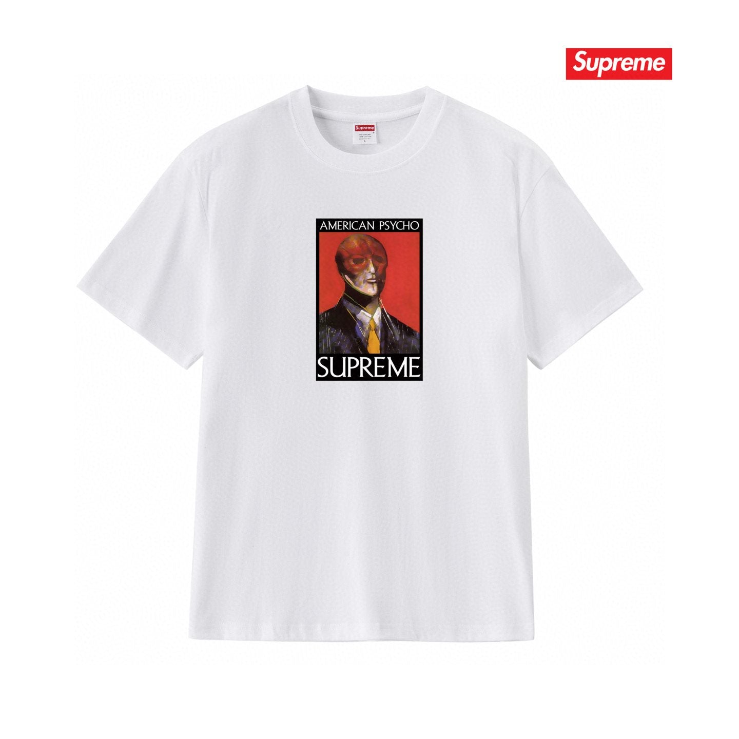 Supreme American Psycho Graphic T-Shirt — front