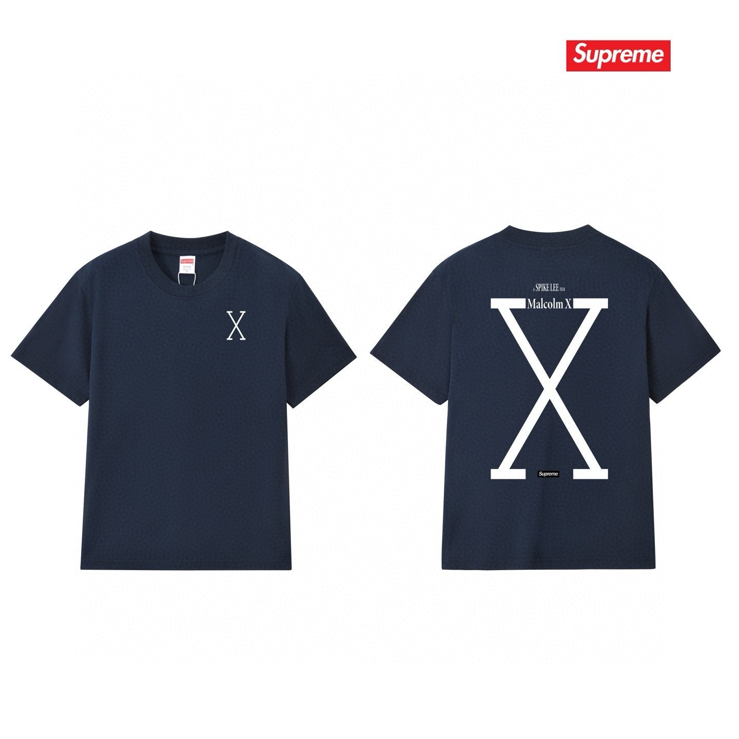 Supreme Front & Back Graphic Short-Sleeve T-Shirt — comparison