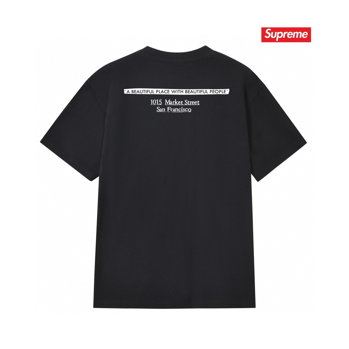 Supreme Address Graphic Short-Sleeve T-Shirt — back