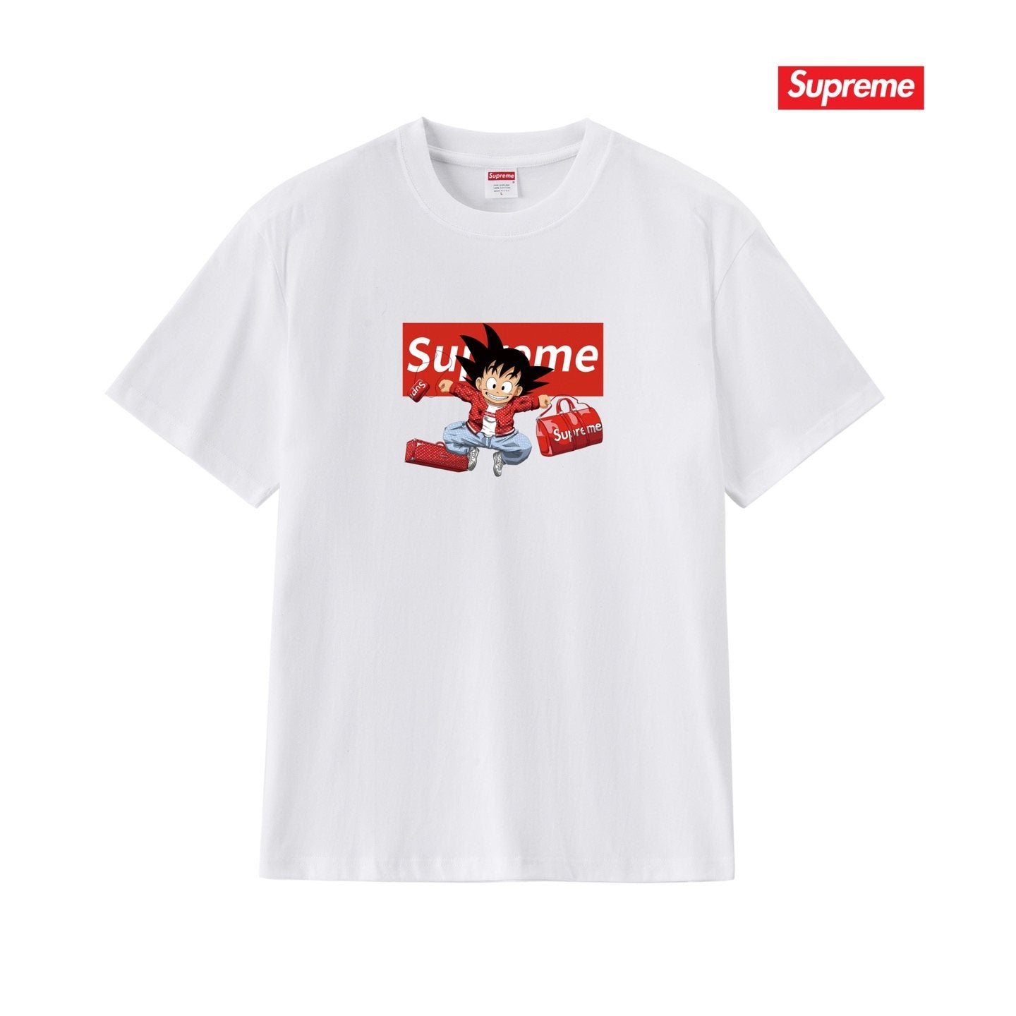 Supreme Anime Graphic Short-Sleeve T-Shirt — front