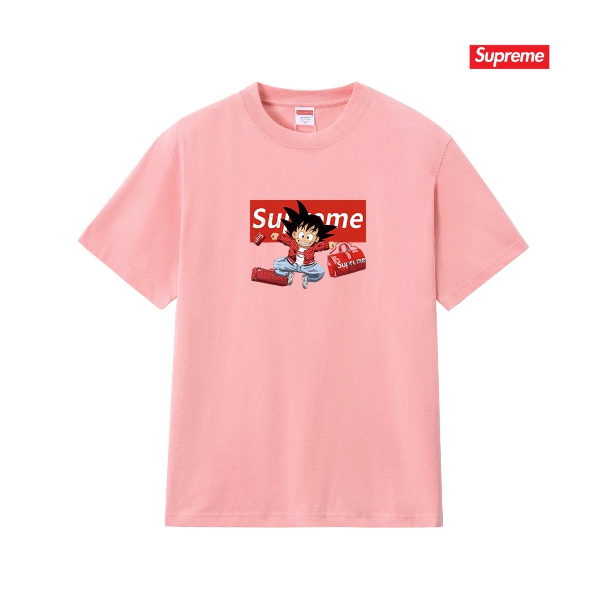 Supreme Anime Graphic Short-Sleeve T-Shirt — front