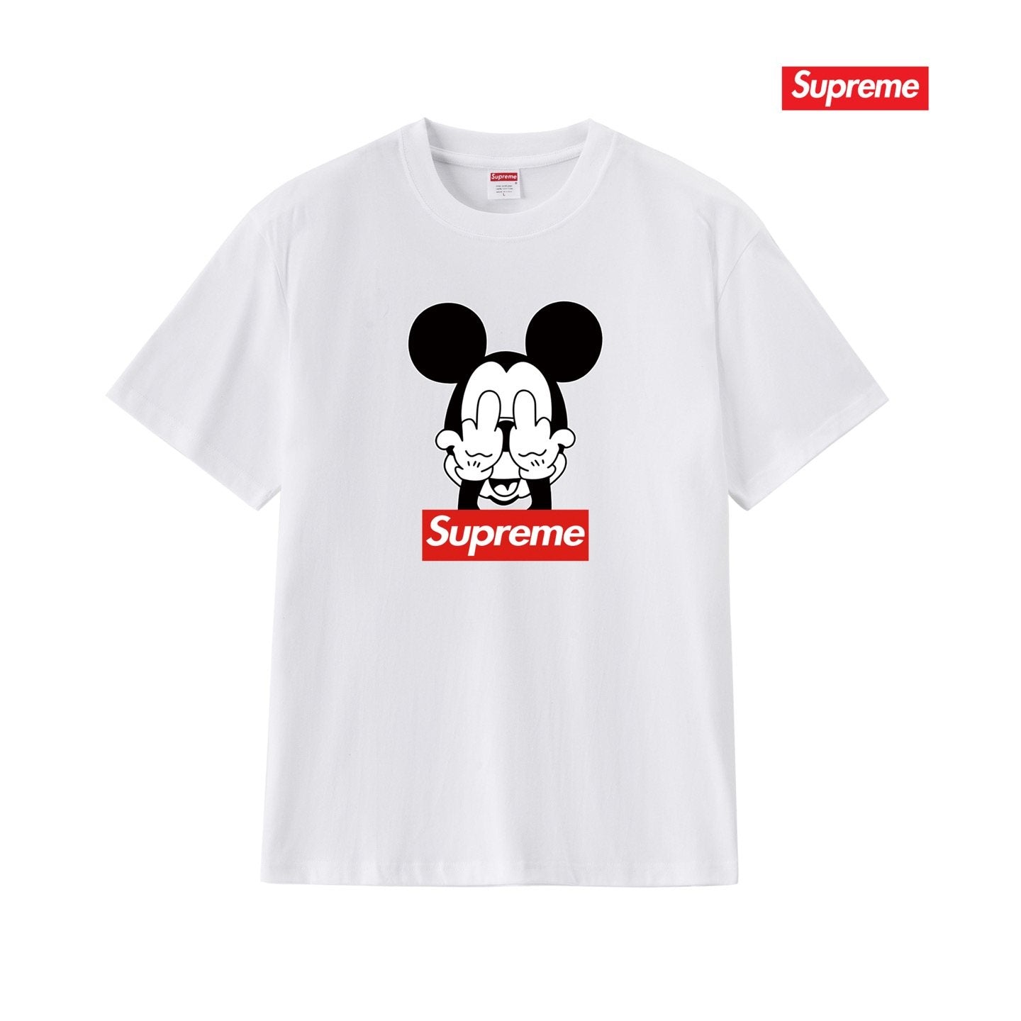 Supreme Mickey Character Graphic T-Shirt — front