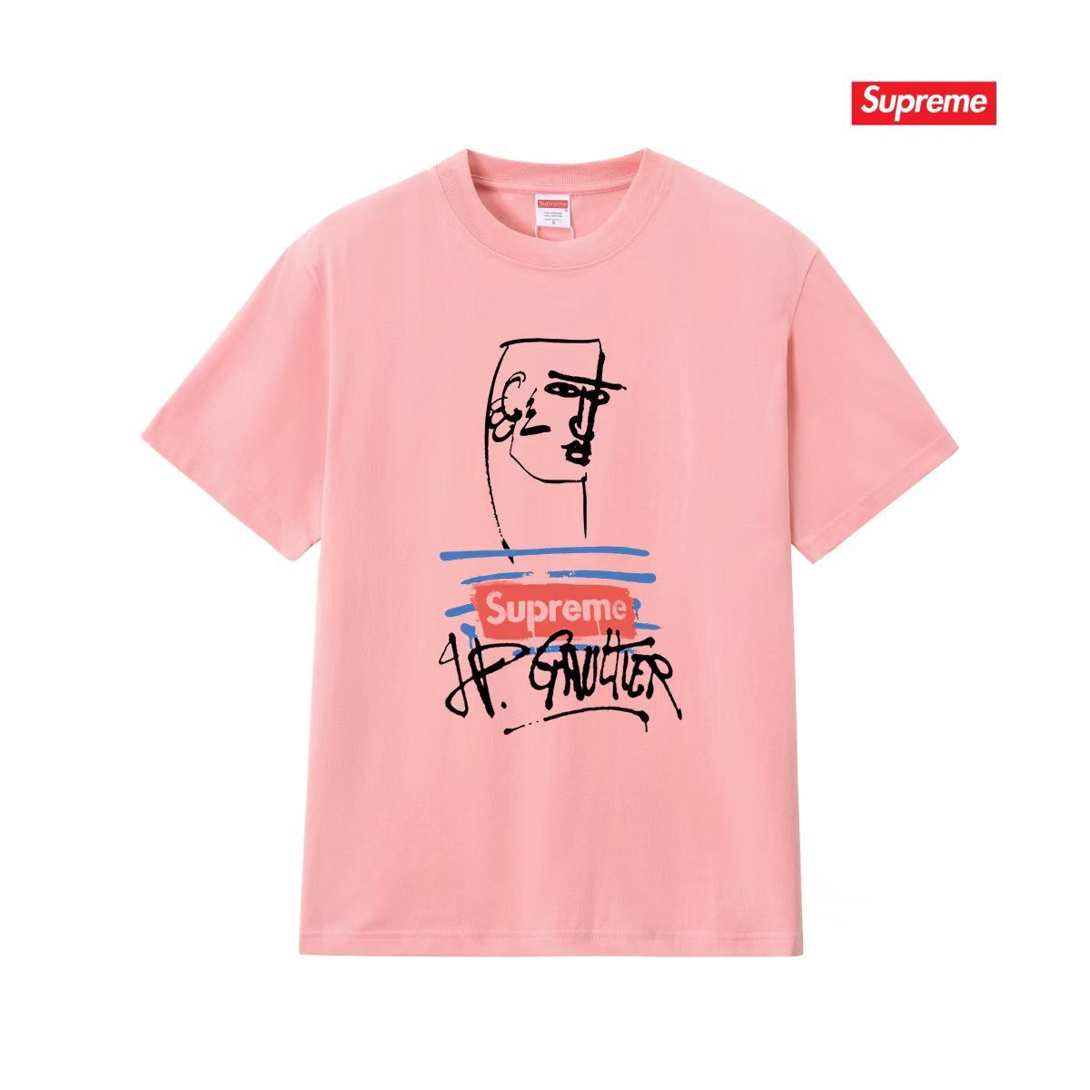 Supreme Front Graphic Short-Sleeve T-Shirt — front