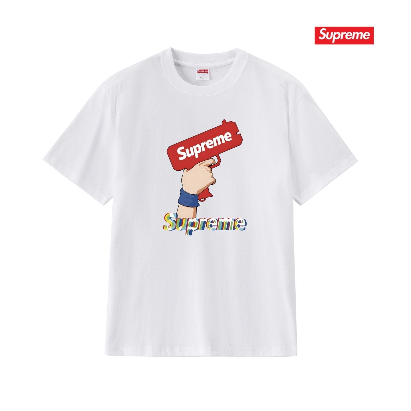 Supreme Front Graphic Short-Sleeve T-Shirt — front