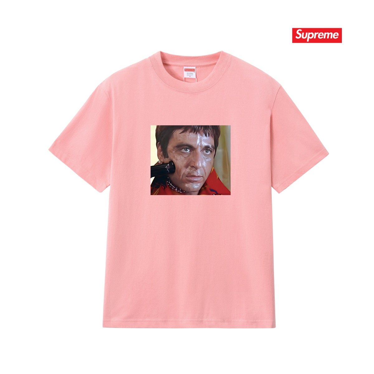 Supreme Face Graphic Short-Sleeve T-Shirt — front