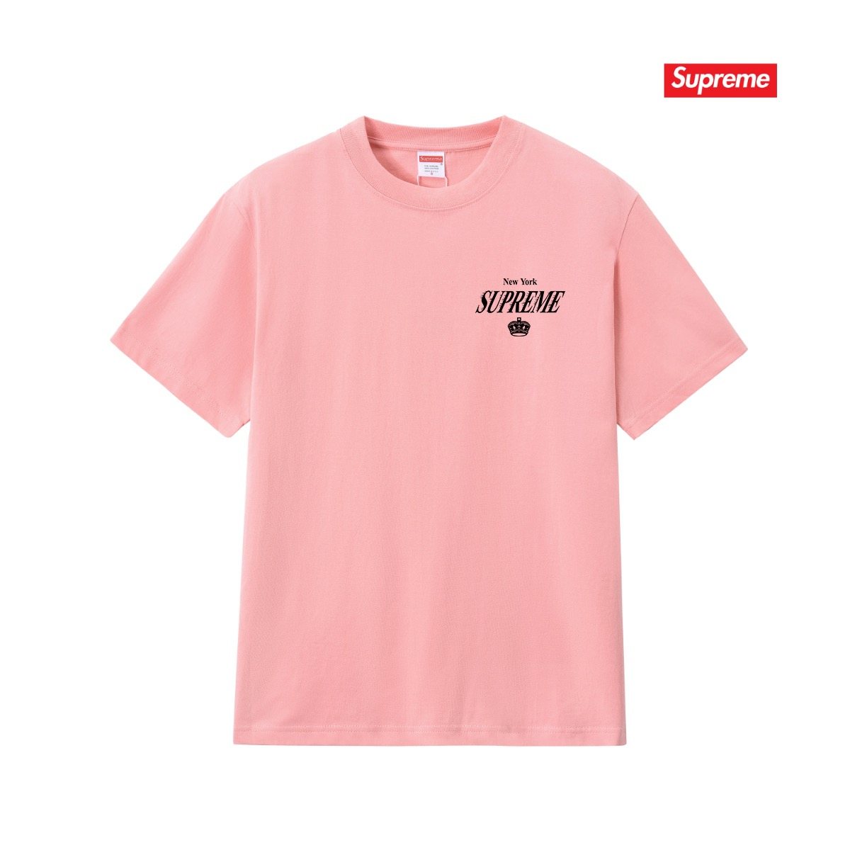 Supreme Front Chest and Back Graphic T-Shirt — front