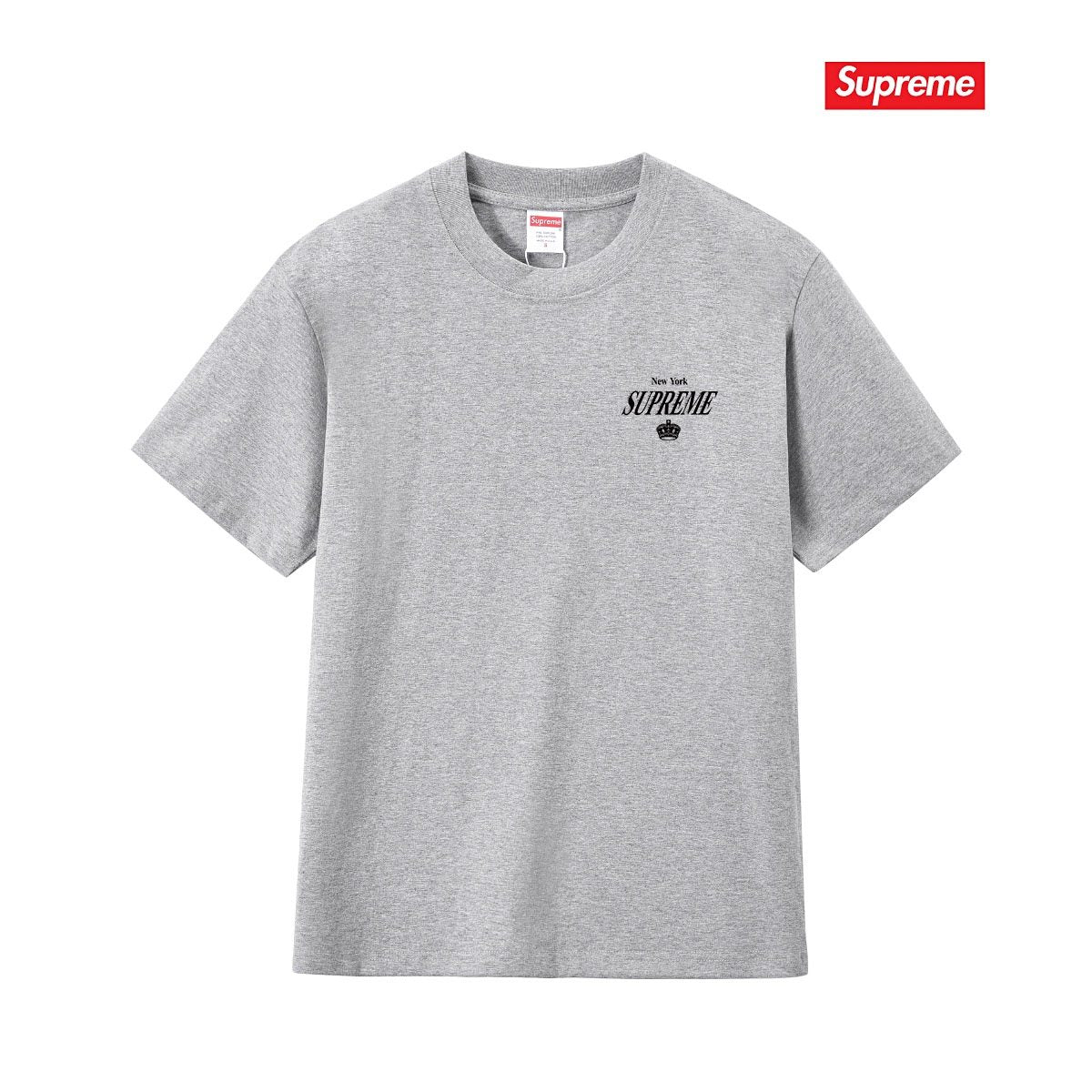Supreme Front Chest and Back Graphic T-Shirt — front