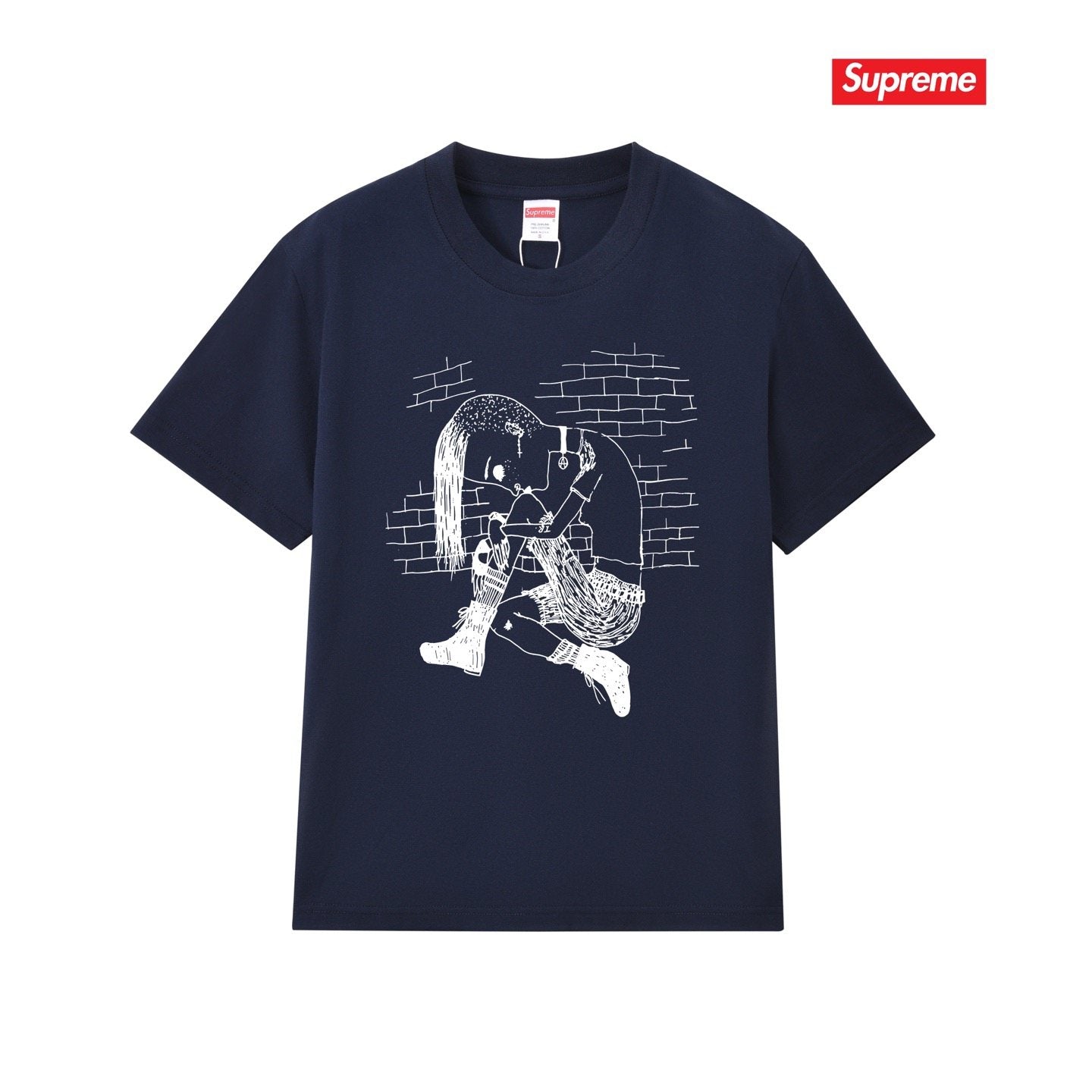 Supreme Front & Back Graphic T-Shirt — front
