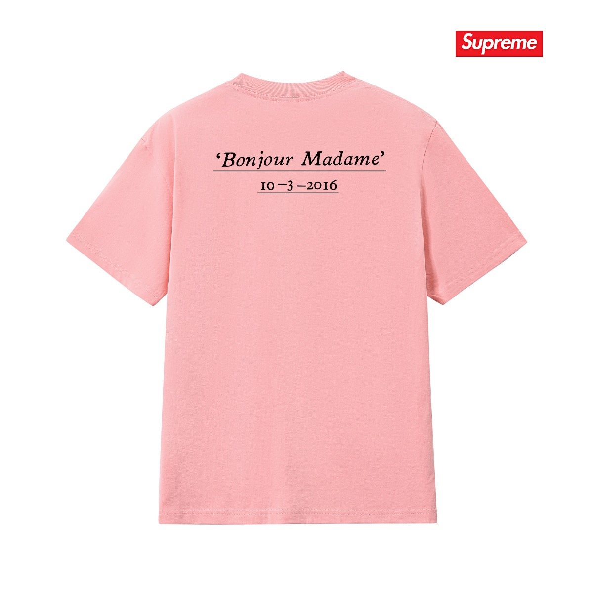 Supreme Front & Back Graphic Short-Sleeve T-Shirt — back
