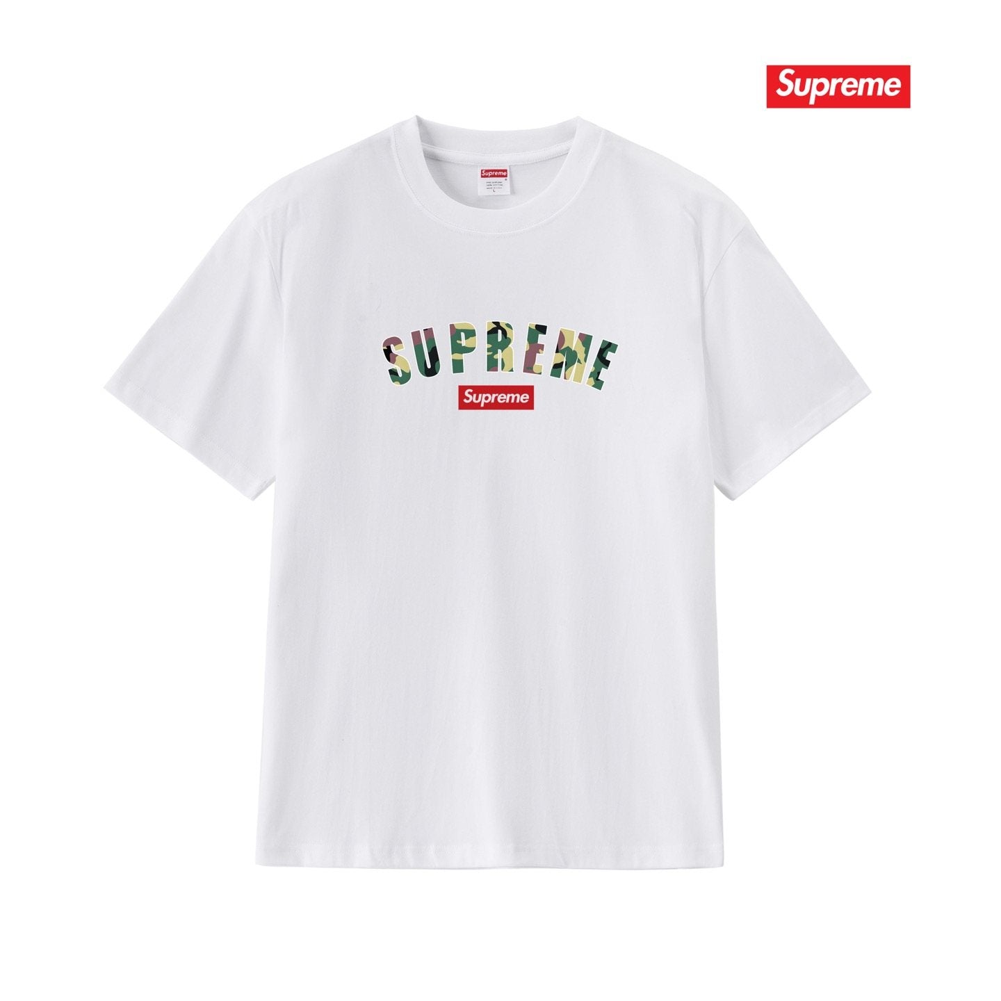 Supreme Front Graphic Short-Sleeve T-Shirt — front