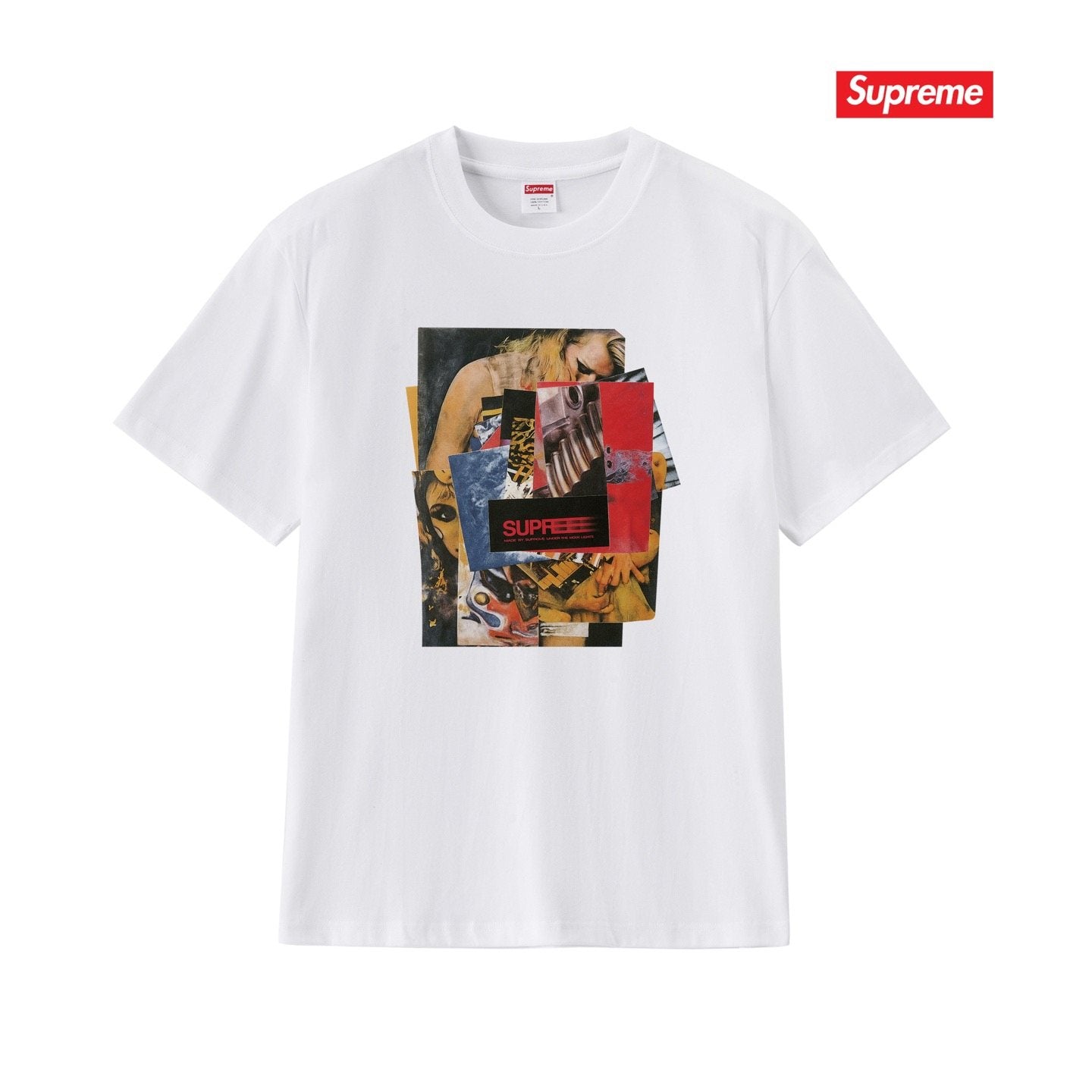 Supreme Collage Graphic Short-Sleeve T-Shirt — front