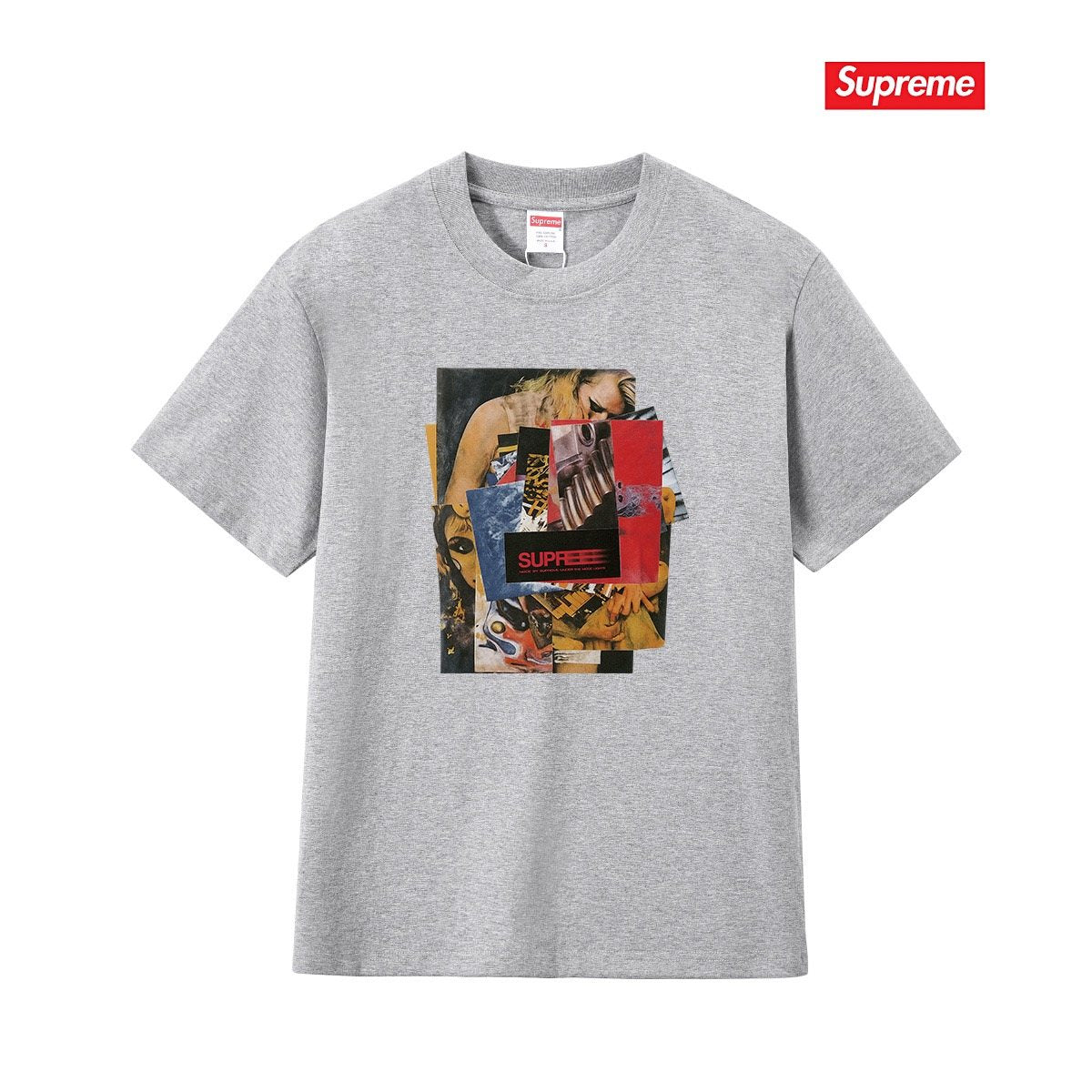 Supreme Collage Graphic Short-Sleeve T-Shirt — front