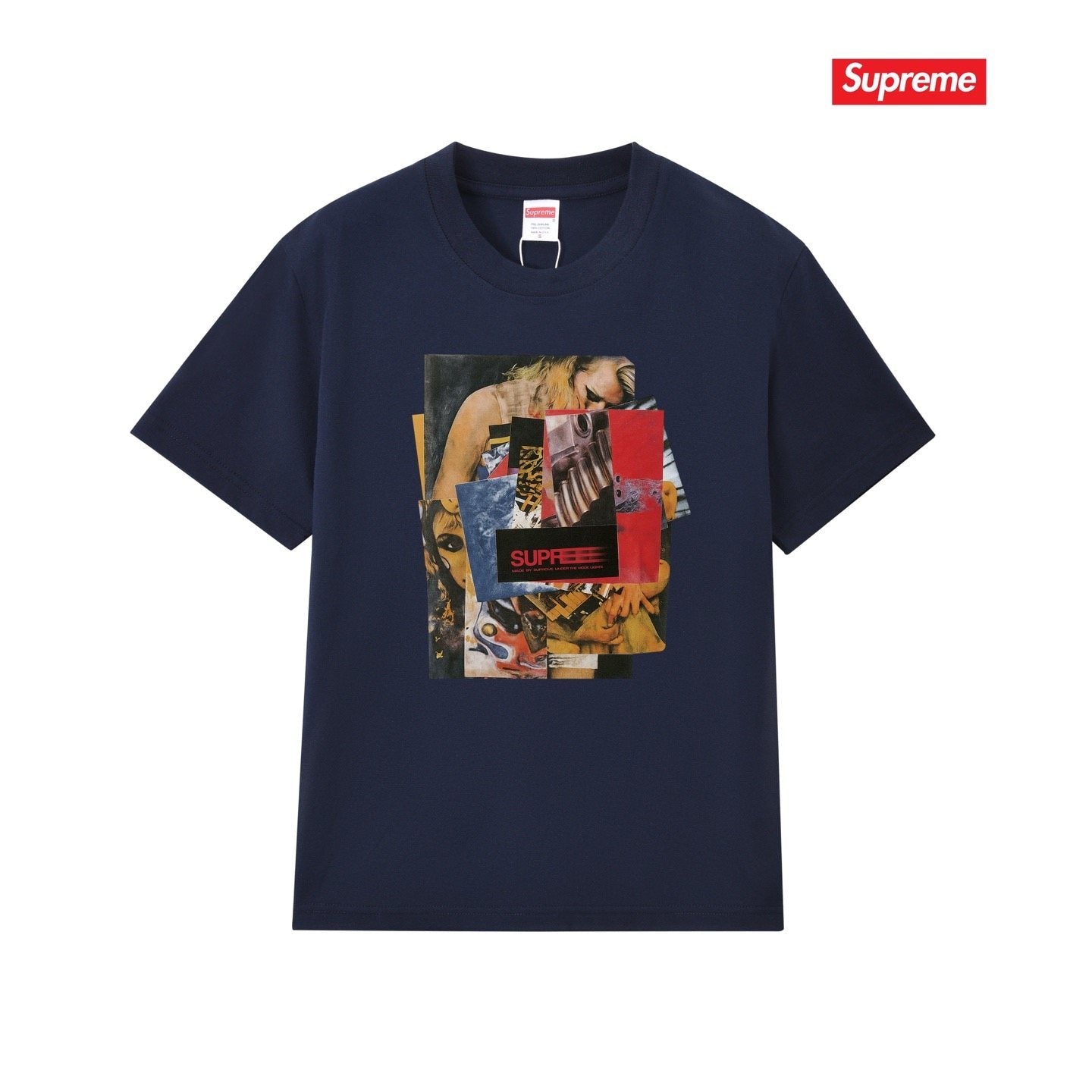 Supreme Collage Graphic Short-Sleeve T-Shirt — front