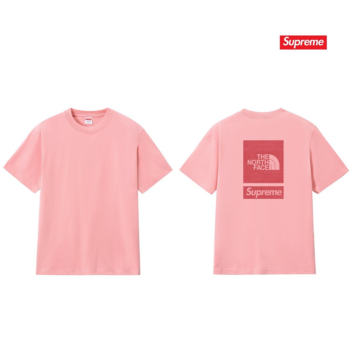 Supreme The North Face Back Logo Short-Sleeve T-Shirt — comparison