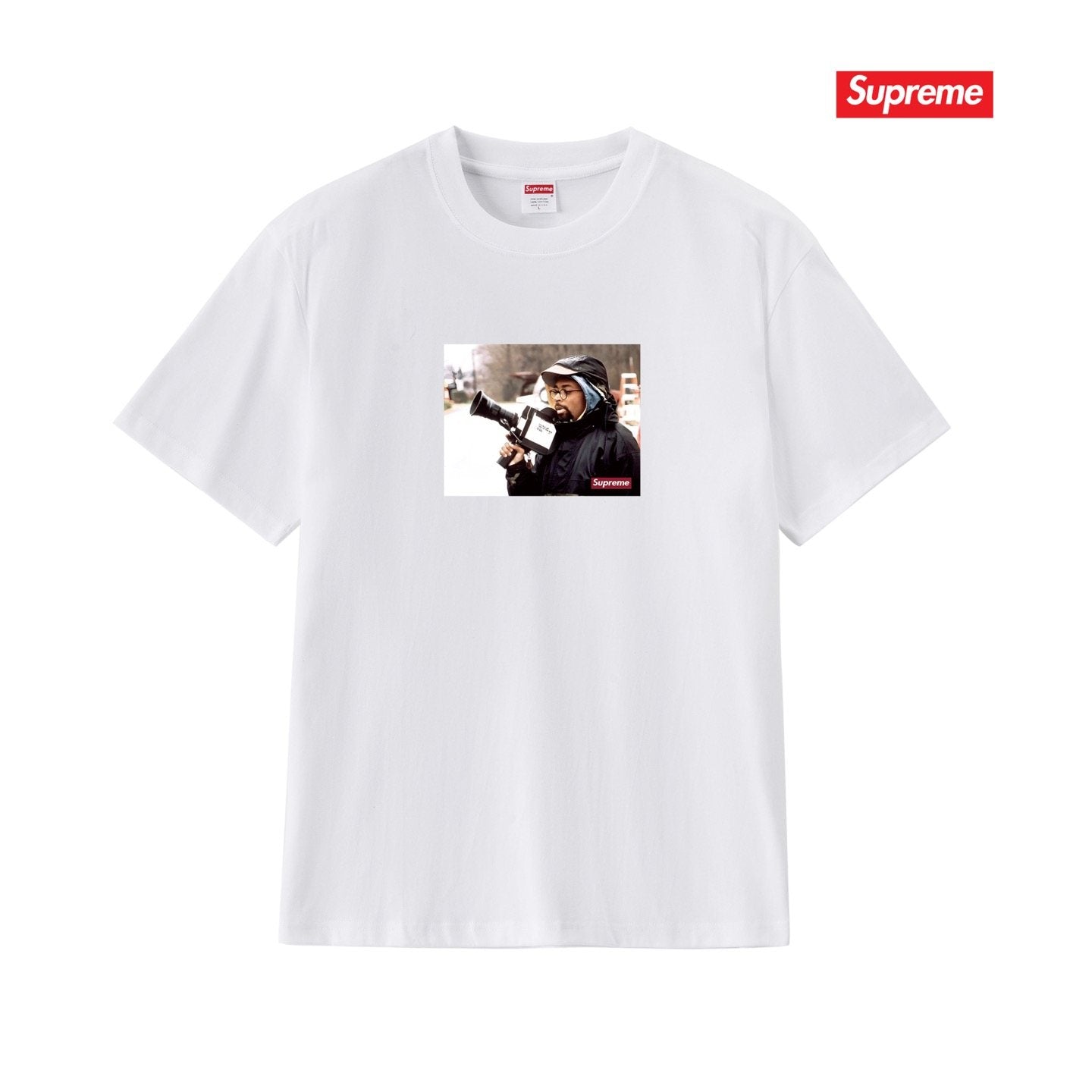 Supreme Front & Back Graphic Short-Sleeve T-Shirt — front