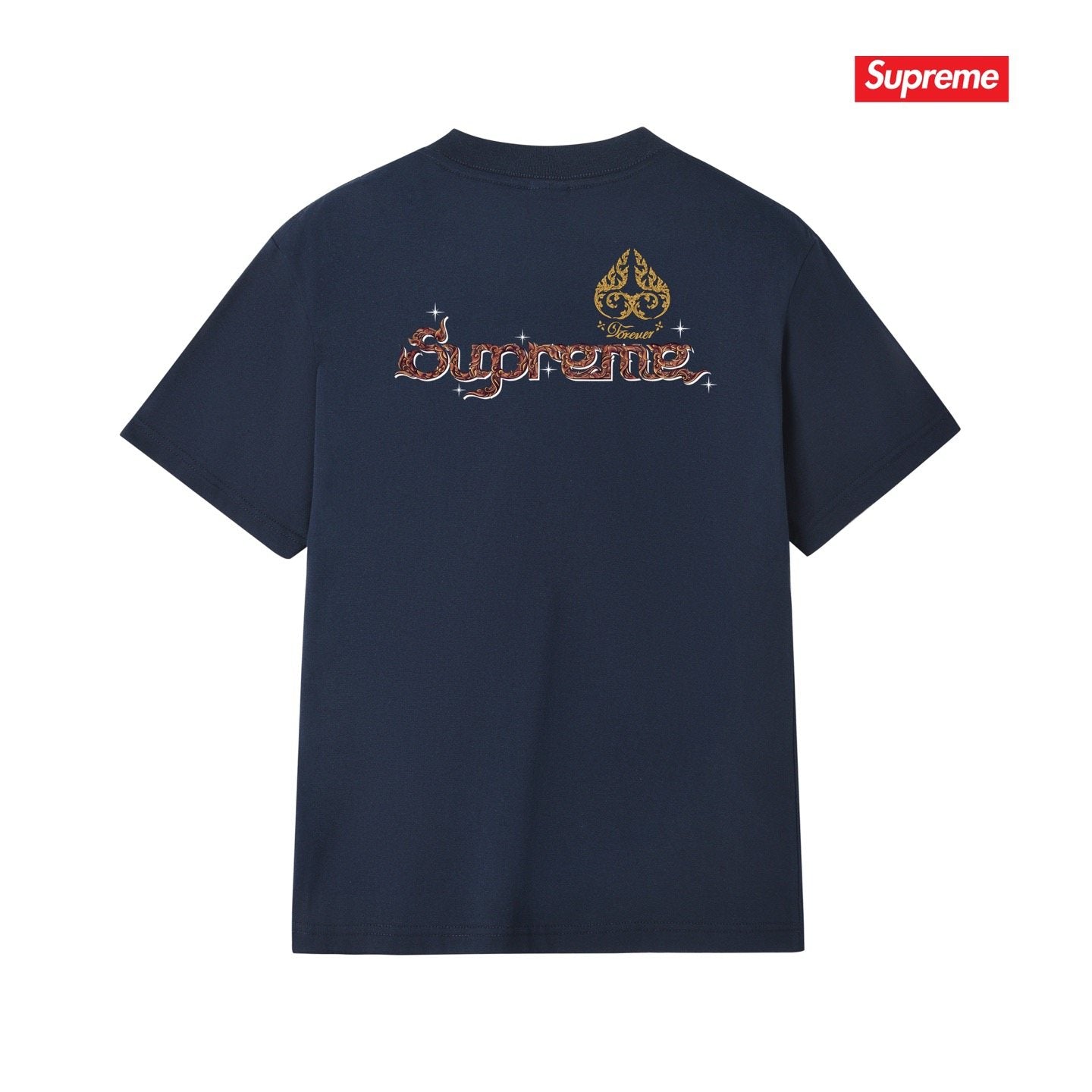 Supreme Peacock Graphic Short-Sleeve T-Shirt — back