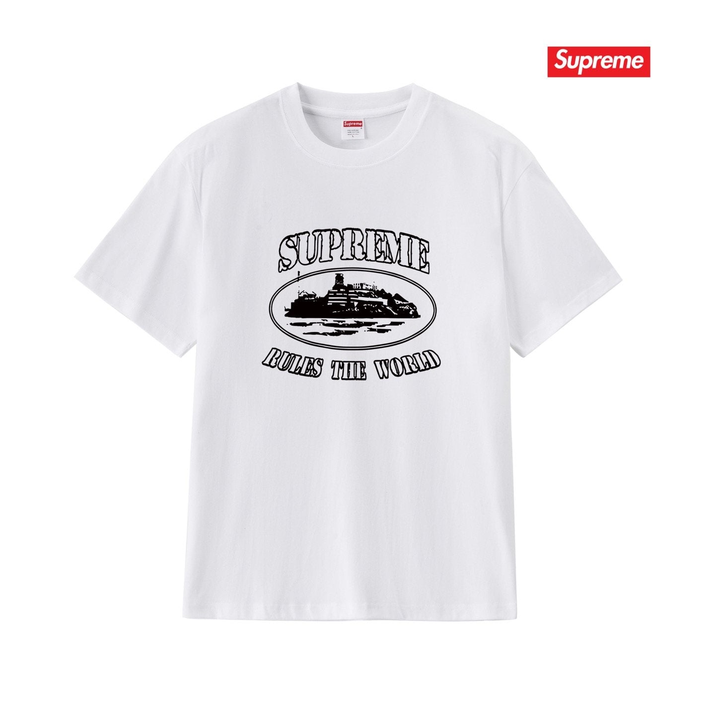 Supreme Front & Back Graphic T-Shirt — front