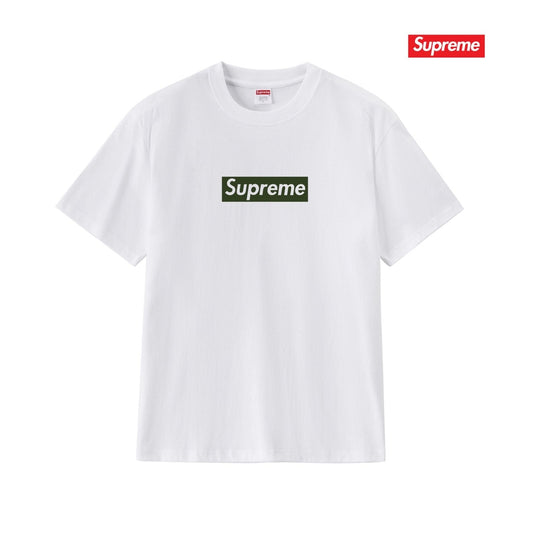 Supreme White Front & Back Graphic T-Shirt — hero