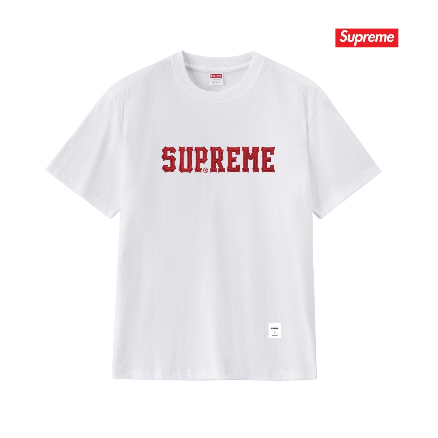 Supreme Front Graphic Short-Sleeve T-Shirt — front