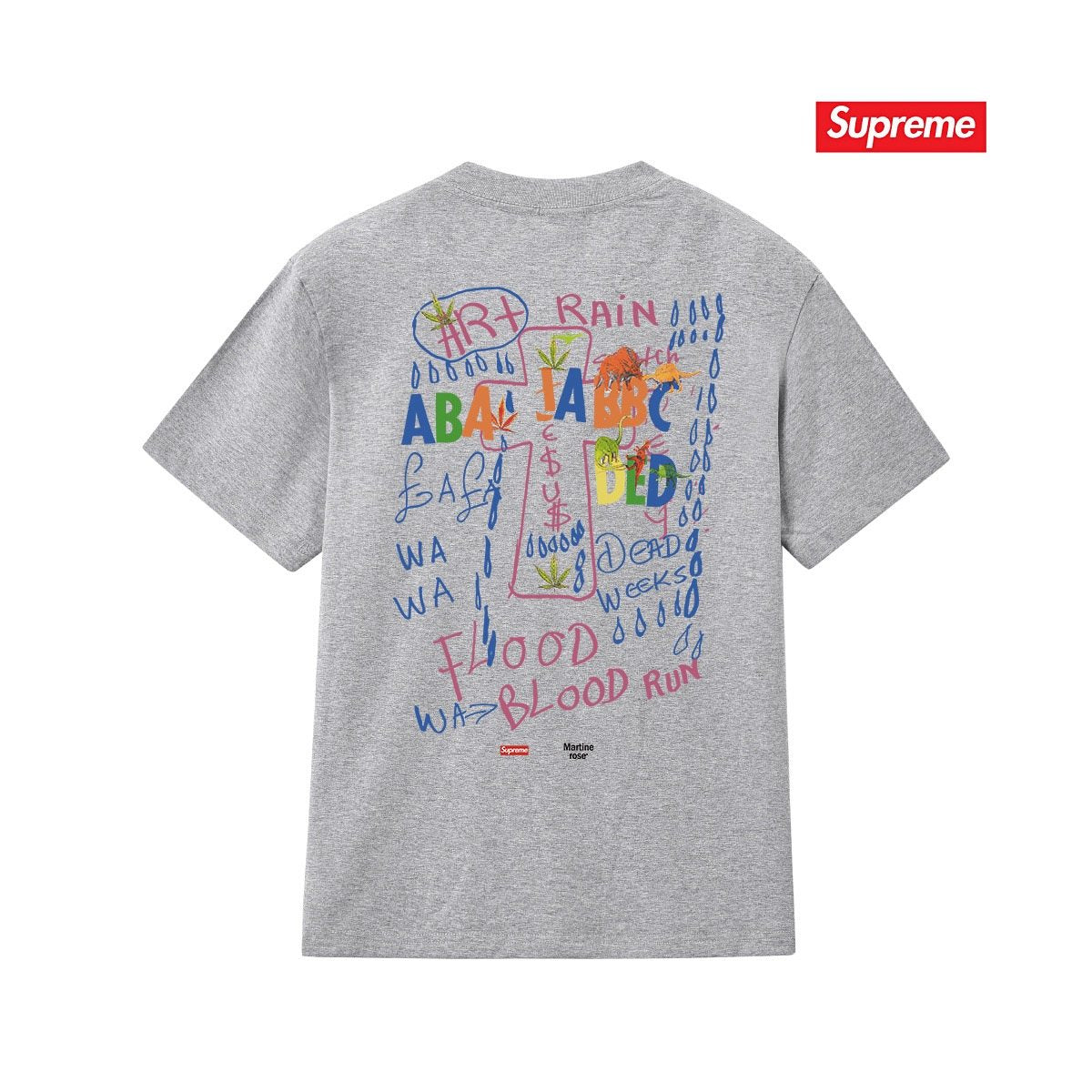 Supreme Front and Back Graphic T-Shirt — back